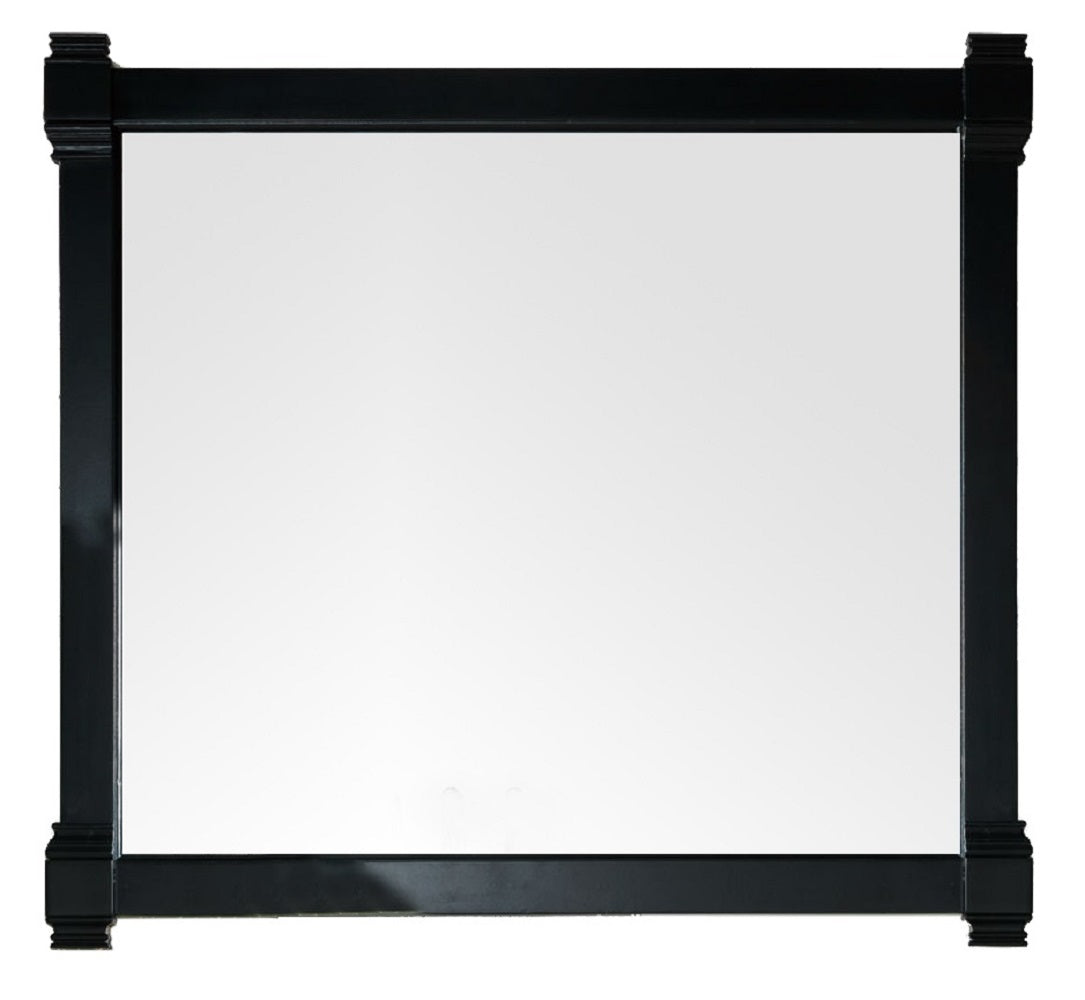 Brittany 43-Inch Black Onyx Wall Mirror - Elegant Decorative Mirror for Living Room, Bedroom & Entryway