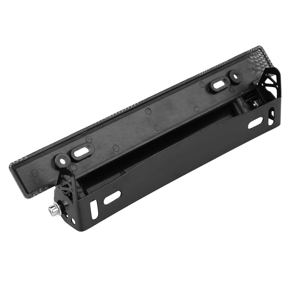 Universal Adjustable Weatherproof Car License Plate Bracket Holder - Durable License Plate Frame for All Vehicles - Perfect for Trucks, SUVs, and Sedans in All Weather Conditions