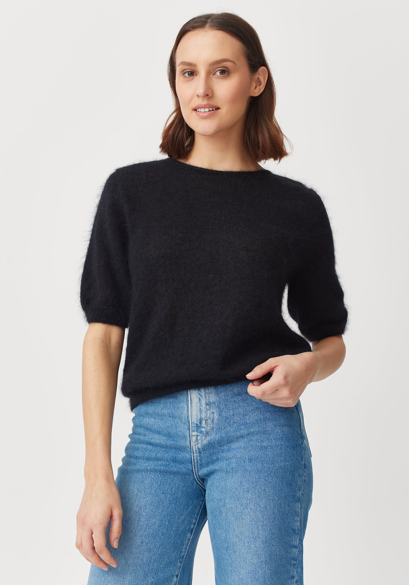 June Knit Tee 100313 - Soft Cotton Women's Short Sleeve T-Shirt for Casual Wear & Summer Outfits