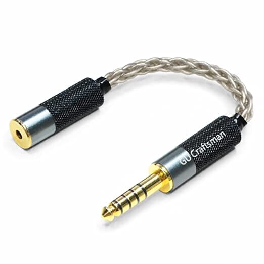 Premium GUCraftsman 2.5mm to 4.4mm & 3.5mm to 2.5mm/4.4mm Audio Adapter - High-Quality Headphone Jack Converter for Audiophiles, Musicians, and Studio Professionals