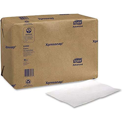 Xpressnap Interfold Dispenser Napkins - 1-Ply White Paper Napkins, 13x8.5 Inches, 6000 Count Bulk Pack - Perfect for Restaurants, Catering & Home Use