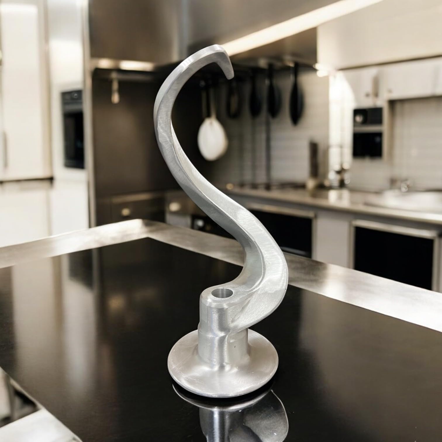 Alfa 60-VDS Spiral Dough Hook Replacement for 60 Quart Commercial Mixers | Compatible with Hobart H600 & P660 Series (Replaces 295174) | Perfect for Bakeries, Pizzerias & Commercial Kitchens