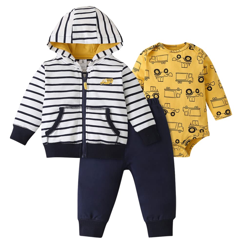 **Baby Winter Outfits for Boys & Girls - Warm Romper, Coat & Pants Set for Fall & Winter - Perfect for Outdoor Play & Holiday Photos**