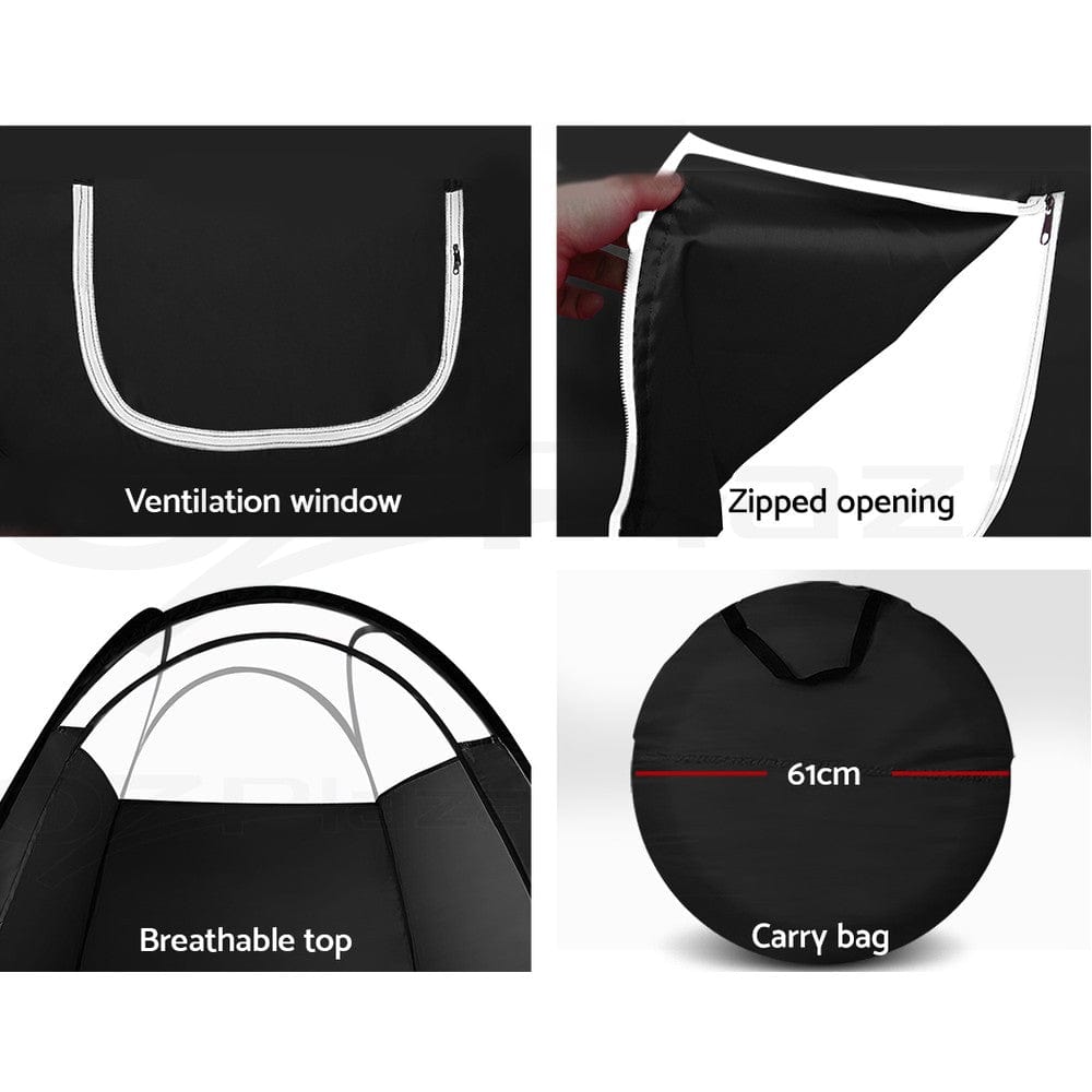 Professional HVLP Spray Tan Machine Kit with Adjustable Spray Gun, Portable Spray Tent & Fixed Speed System - Perfect for Salon, Home Use & Sunless Tanning Business