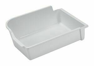 Amana 2254352A White Refrigerator Ice Pan Replacement Part - Perfect for Ice Maker Repair & Kitchen Appliance Maintenance