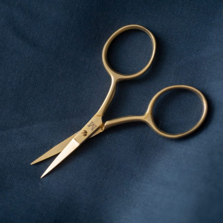 Premium Merchant & Mills Gold Sewing Scissors - Professional Tailoring & Embroidery Tools for Fabric, Leather & Craft Projects