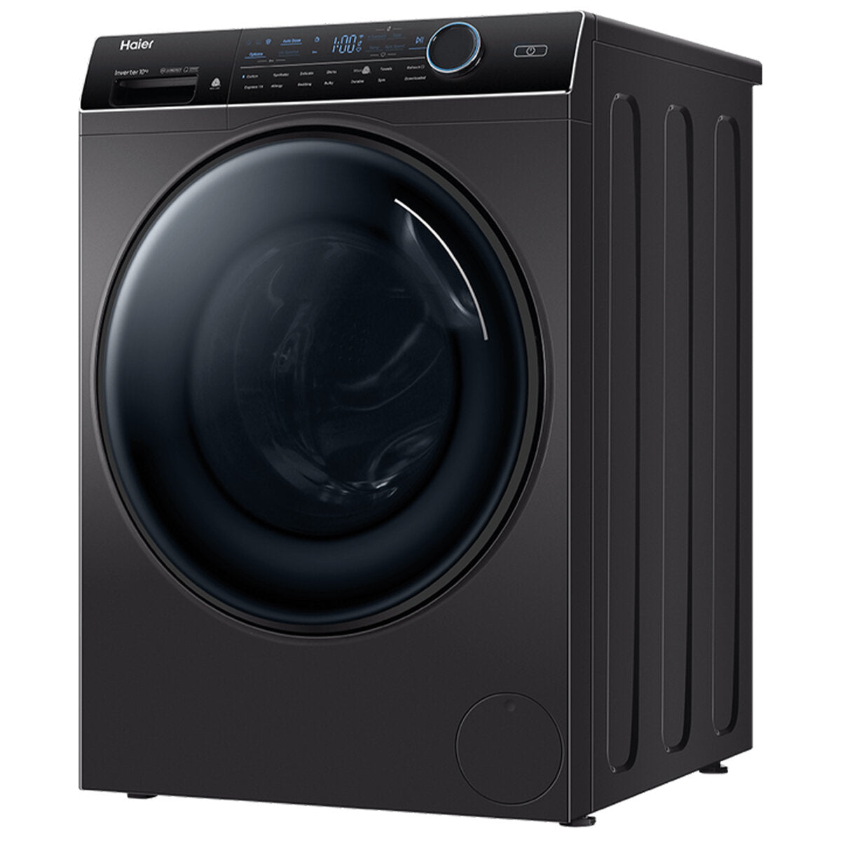 Haier 600 Series 10kg Front Load Washing Machine with UV Protection - Dark Grey (HWF10ANB1) | Energy Efficient, Quiet Operation for Apartments & Small Homes