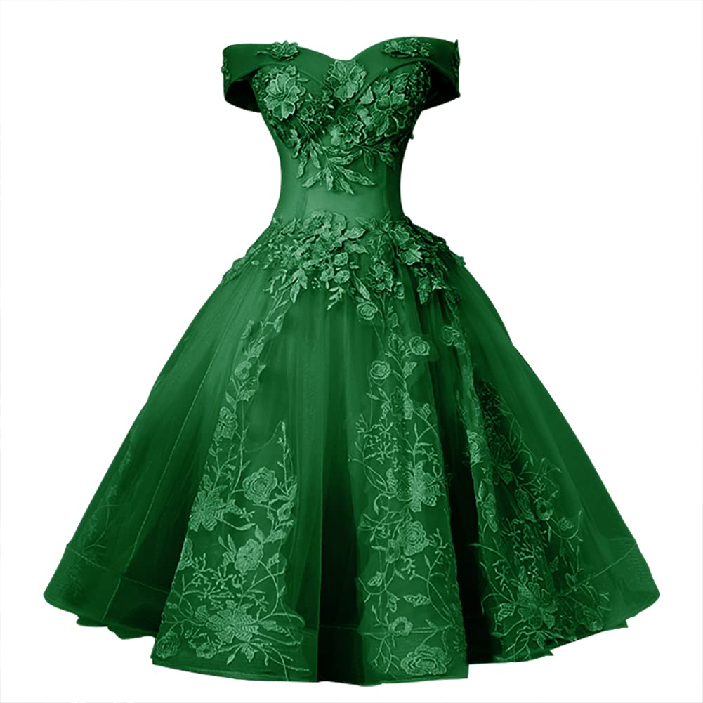 Juniors Short Prom Dress - Lace Off Shoulder Homecoming Dress with V Neck for Formal Dances & Special Occasions | Perfect for Prom, Homecoming & Evening Parties