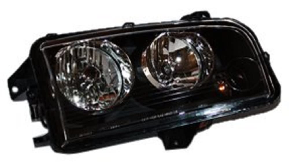 TYC Right Headlight Assembly Compatible with 2007-2010 Dodge Charger - Replacement Headlamp for Improved Night Driving Safety
