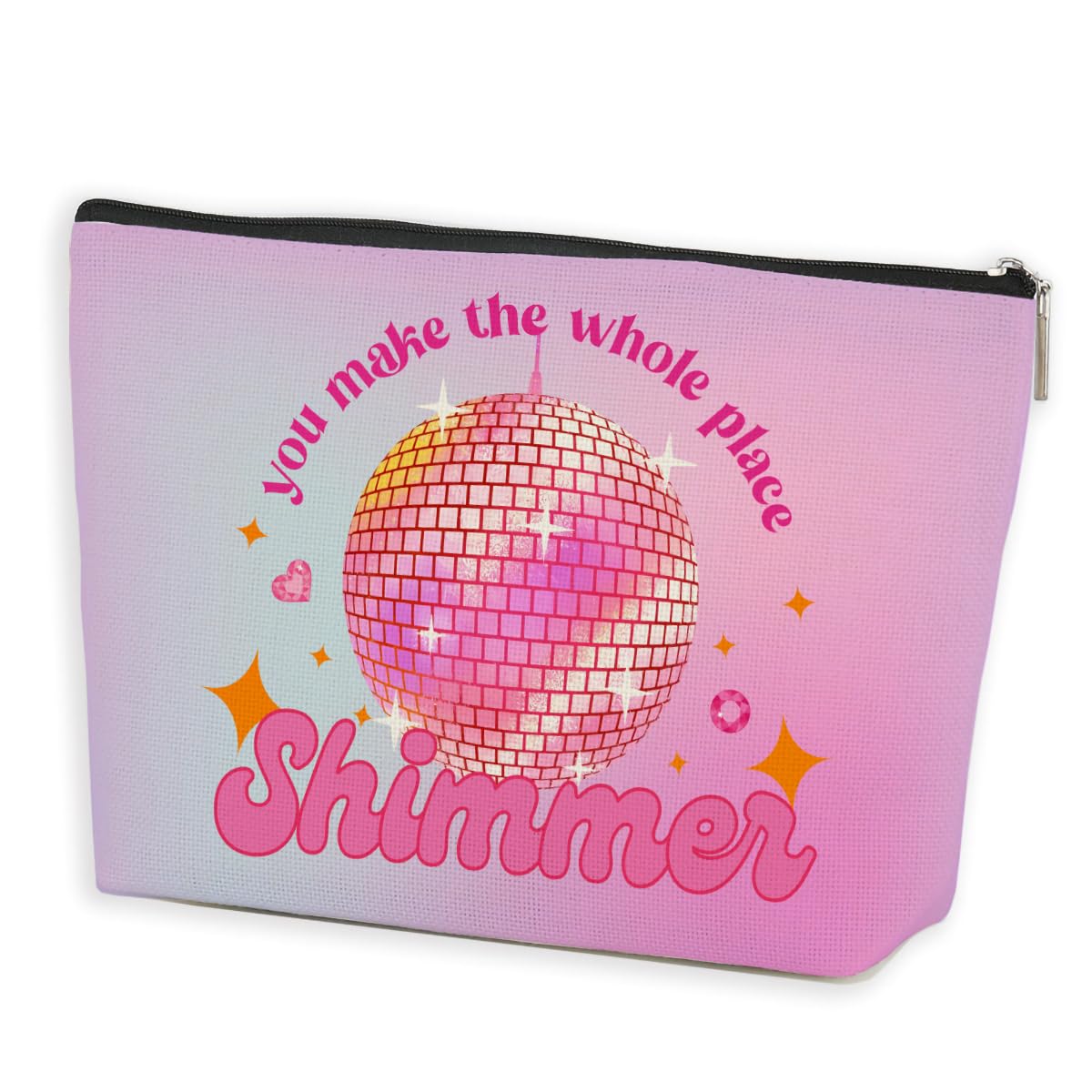 Music Themed Makeup Bag - Singer Merch Cosmetic Pouch for Women & Girls | Perfect Gift for Music Lovers, Friends, Sisters & Daughters | Great for Travel, Christmas & Birthday Presents | Cute Toiletry Bag for Concerts, Backstage & Music Festivals