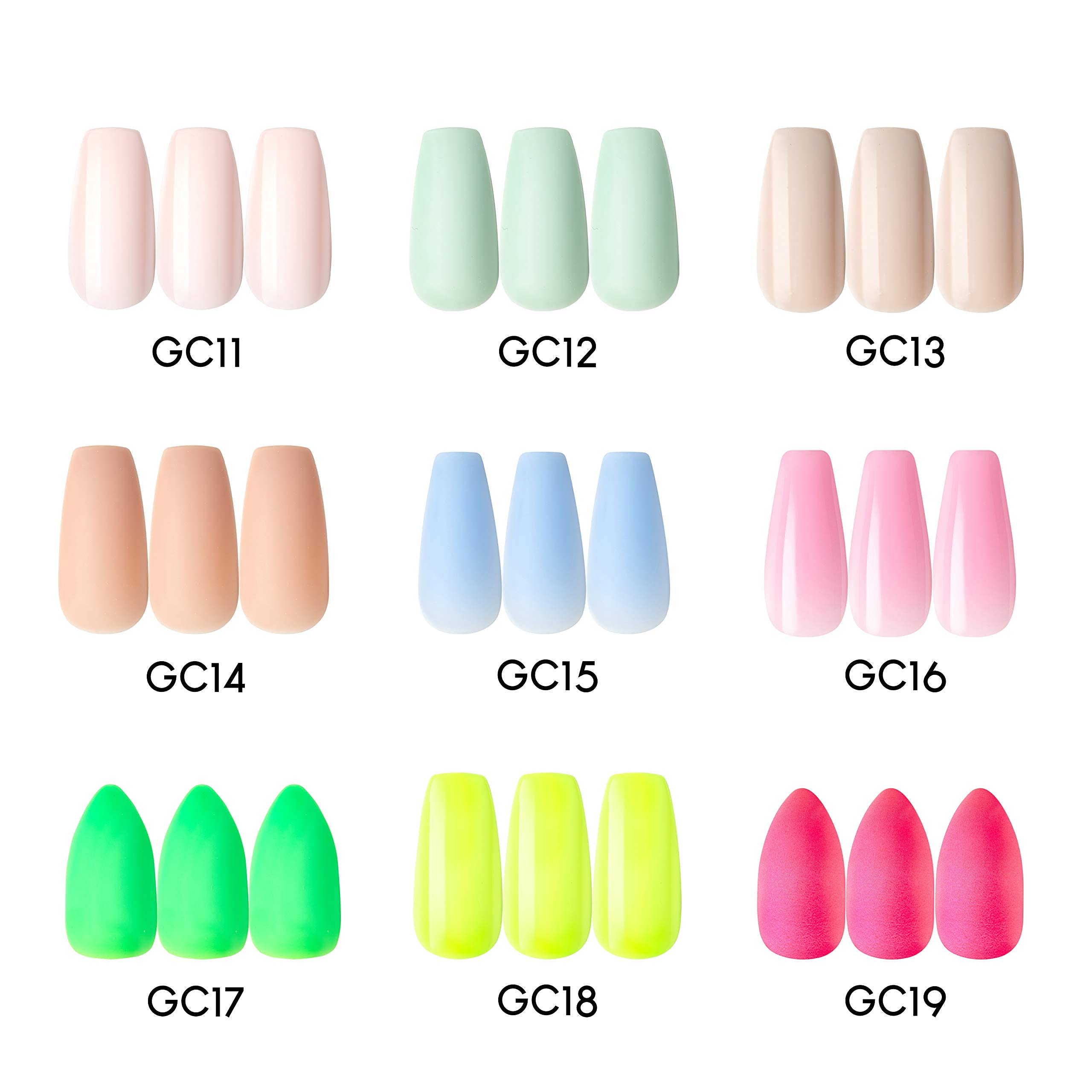 Gold Finger Gel Glam Color Nail Full Cover False Nails Glue On Fake Nails - Long Lasting Press On Nails for Women, Perfect for Parties, Weddings & Special Occasions