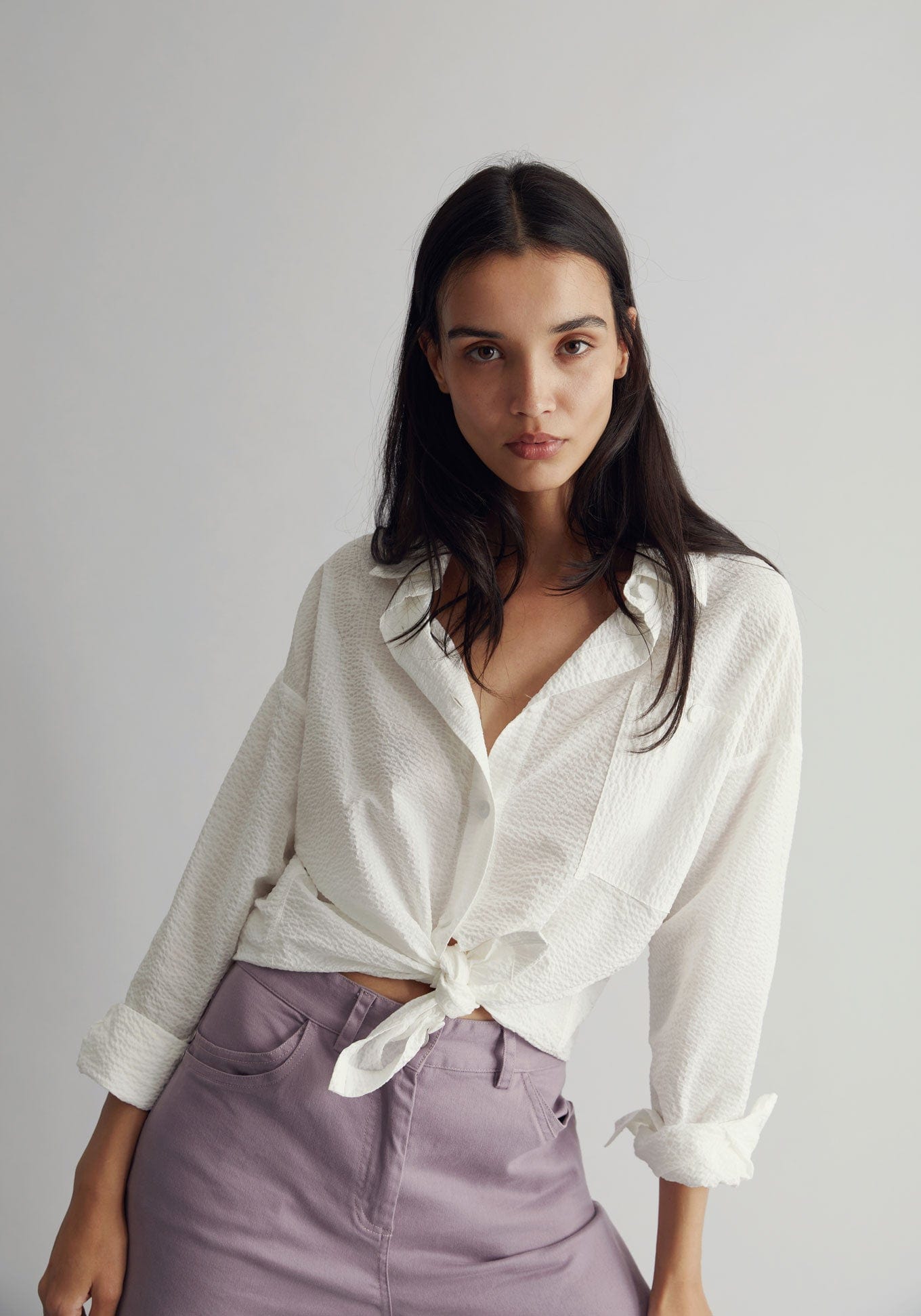 Hanako Organic Cotton Shirt for Women - Soft Breathable White T-Shirt | Casual Wear, Workout, Travel & Everyday Outfits