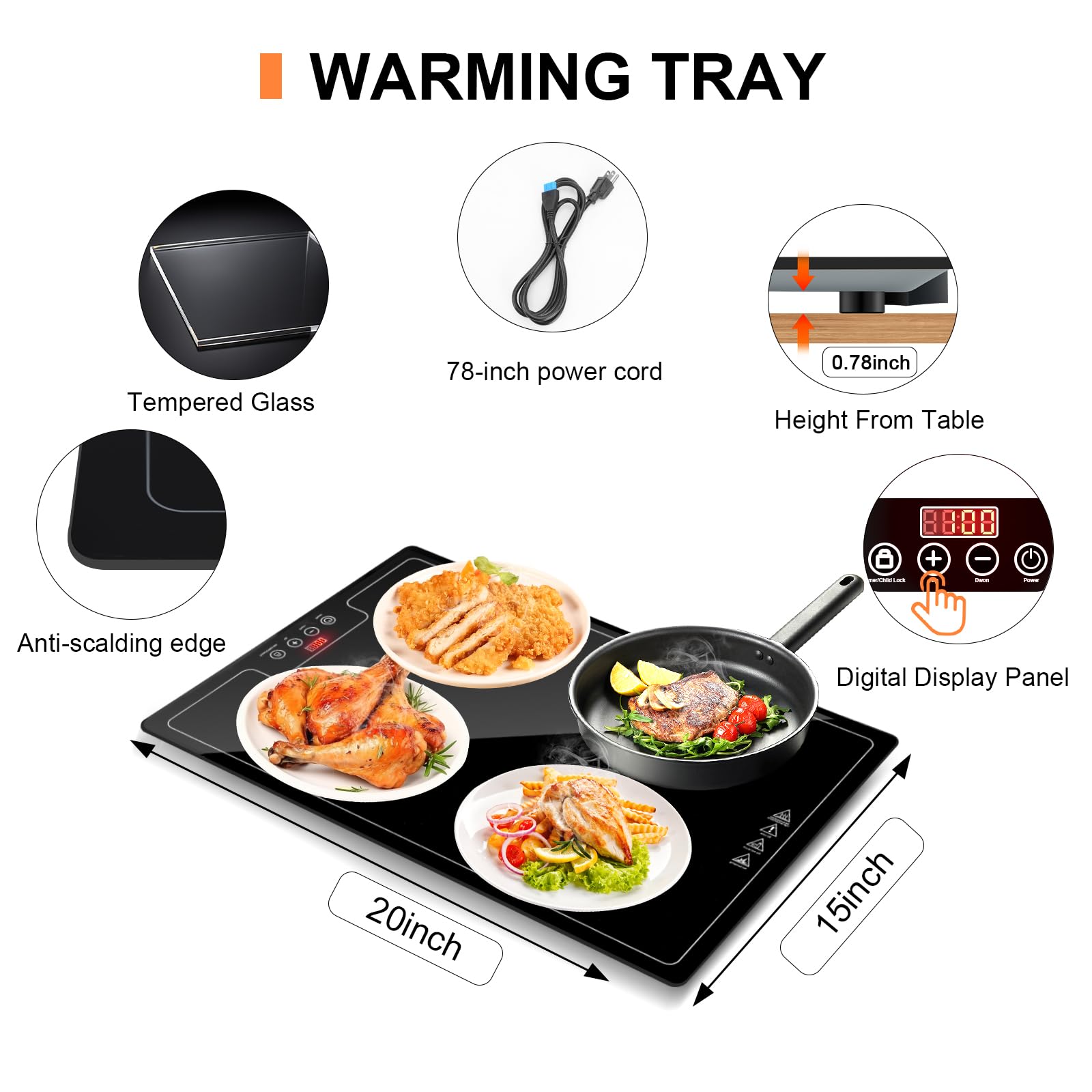 Electric Warming Tray 20