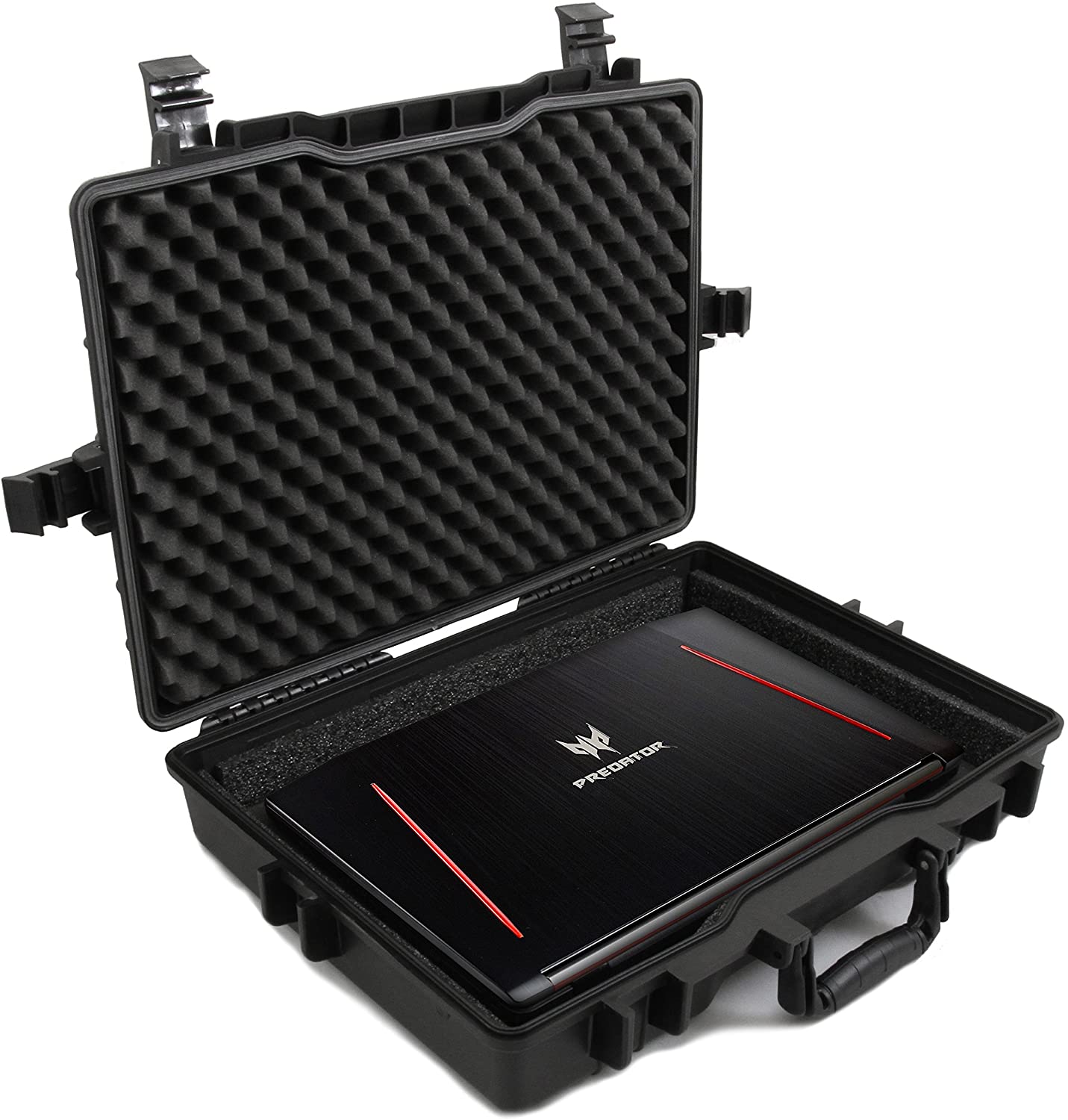 CASEMATIX 17 Elite Waterproof Laptop Case for Acer Predator Helios 300/500 & Nitro 5 - Shockproof Protective Sleeve for 15.6
