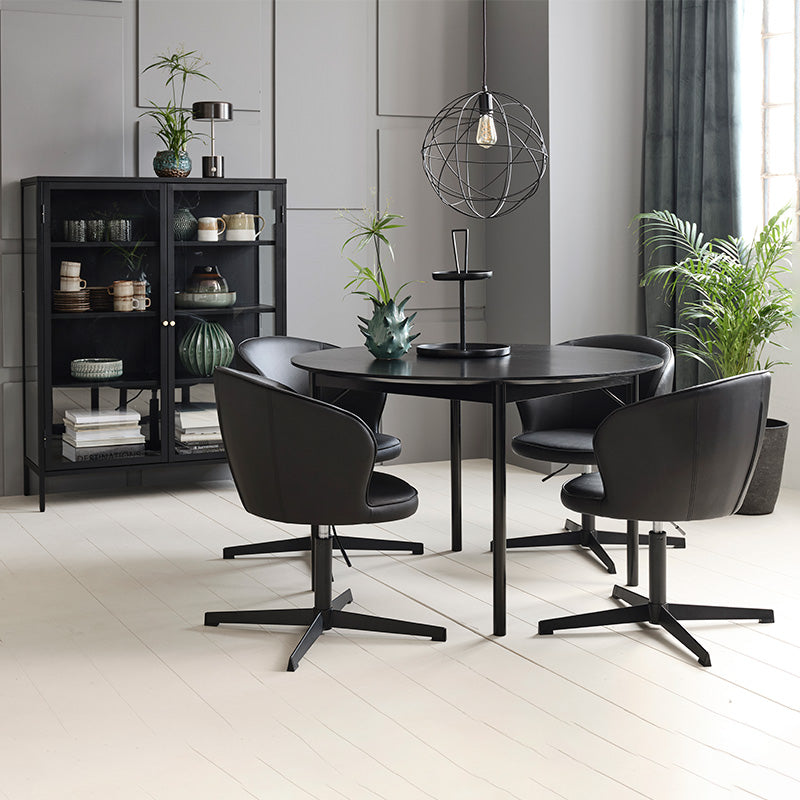 Ergonomic GAIN Office Chair - Black Mesh Computer Desk Chair with Adjustable Height & Lumbar Support for Home & Office Workspace