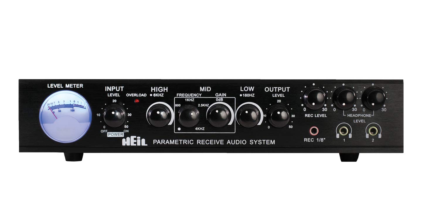 Heil Parametric Receive Audio System Equalizer (PRAS EQ) - Professional Audio Processor for Amateur Radio, Shortwave, CB & Commercial Receivers - Enhance Clarity for DXing, Monitoring & Broadcast Listening