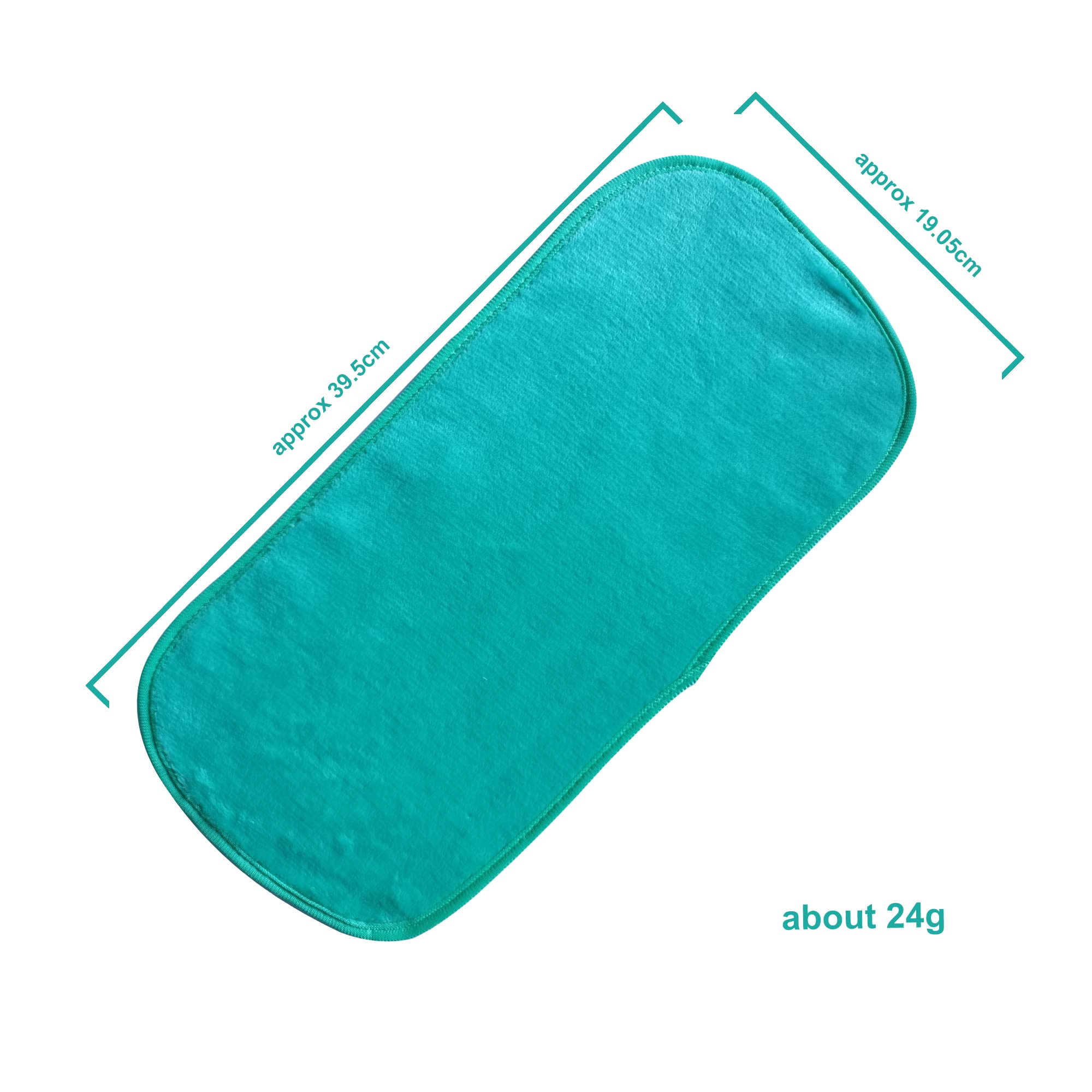 Makeup Eraser - Reusable Makeup Remover Cloth for Waterproof Eyeliner, Lipstick & Foundation | Chemical-Free, Works with Just Water | Perfect for Travel, Gym & Daily Makeup Removal (Turquoise)