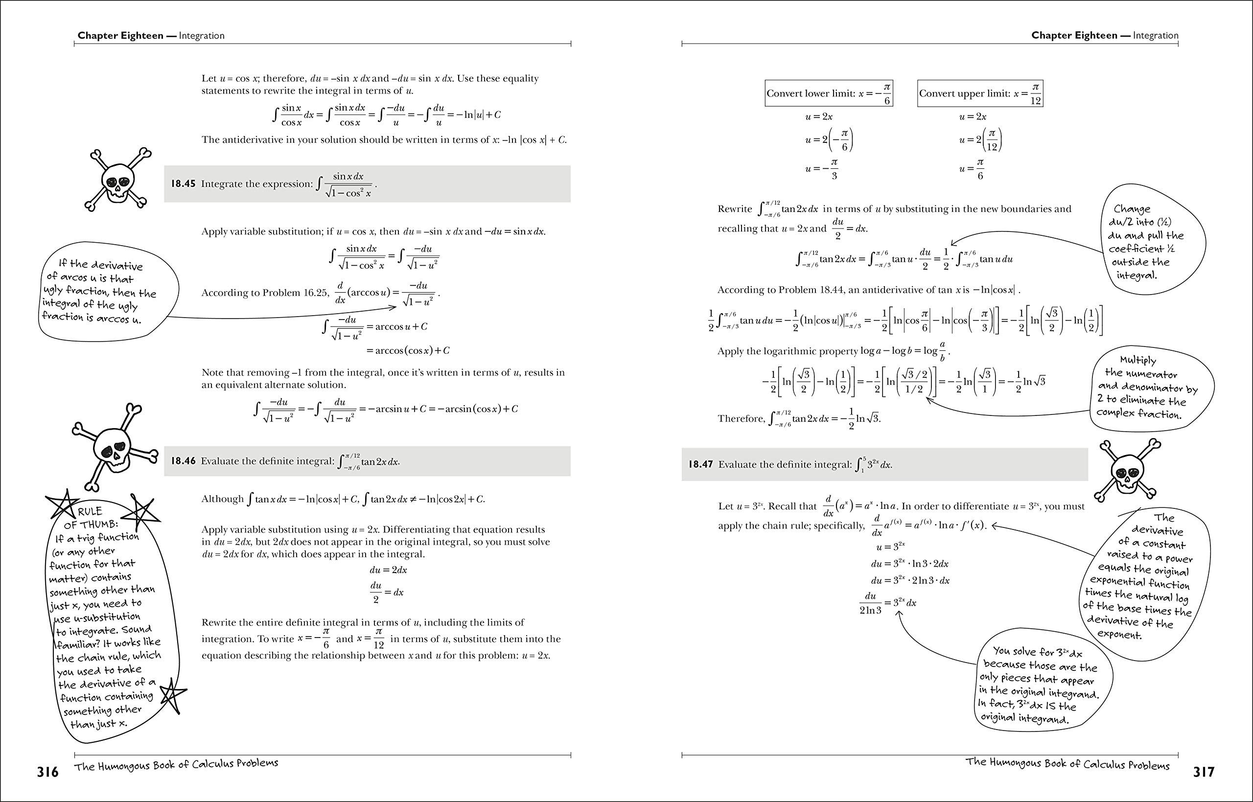 The Humongous Book of Calculus Problems - 1,000+ Practice Exercises with Step-by-Step Solutions | Perfect for High School & College Students, AP Exam Prep, and Self-Study Math Enthusiasts