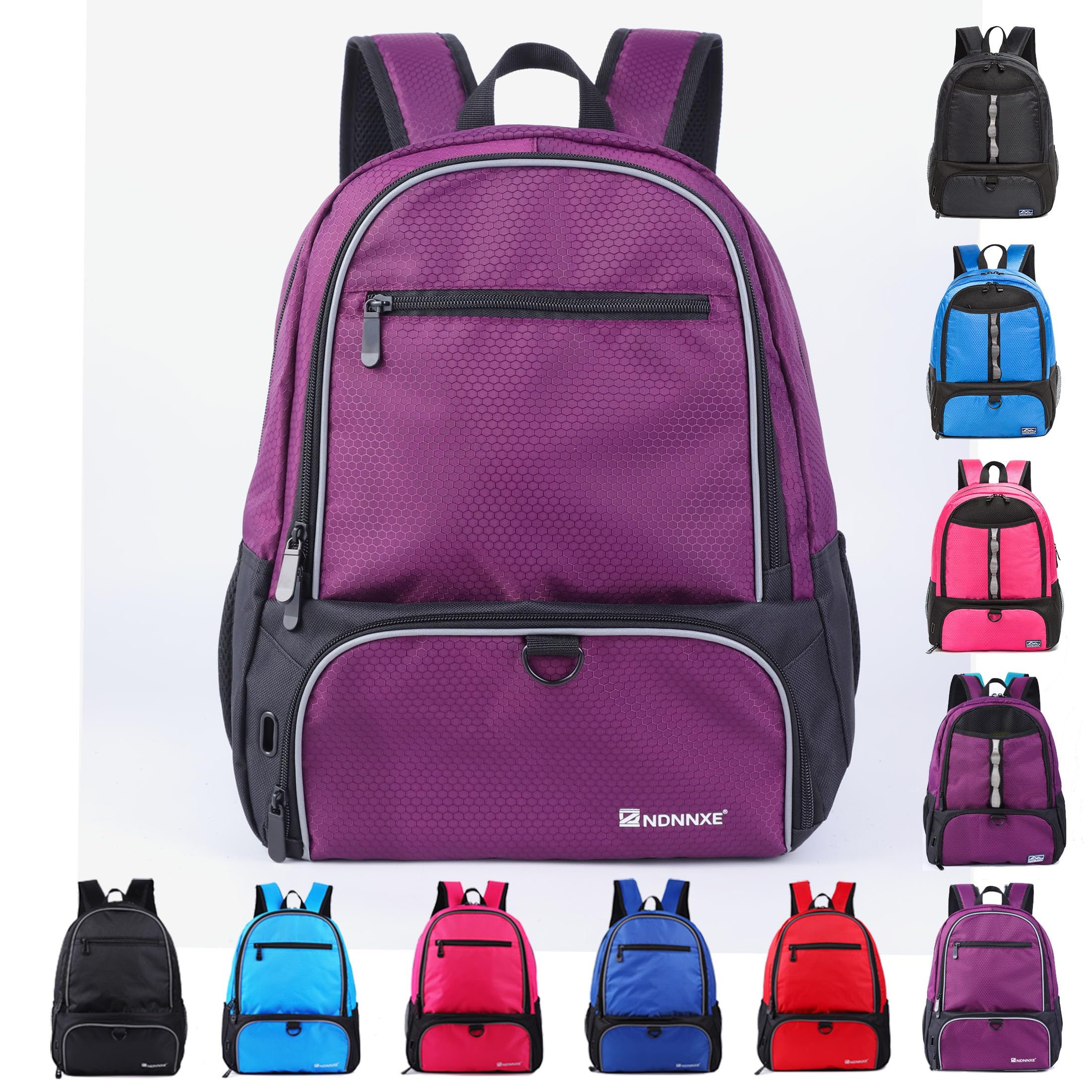 Youth Soccer Backpack for Boys & Girls - Waterproof Sports Bag with Ball Compartment for Soccer, Basketball & Gym - Perfect for Training, Travel & School