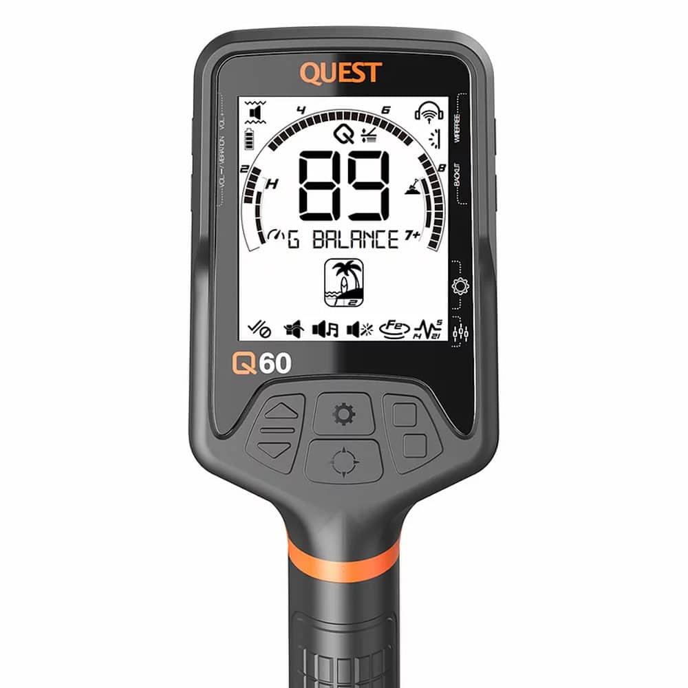 Quest Q60 Metal Detector with 13