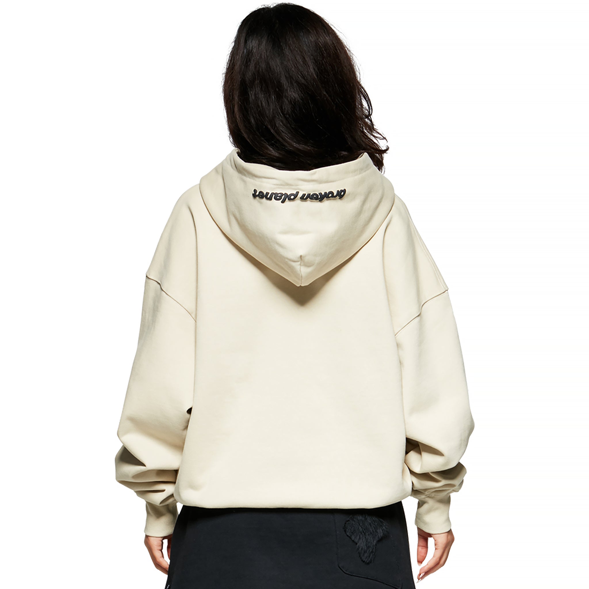 Broken Planet Outer Space Bone White Zip Up Hoodie - Stylish Men's & Women's Streetwear for Urban Fashion & Casual Wear
