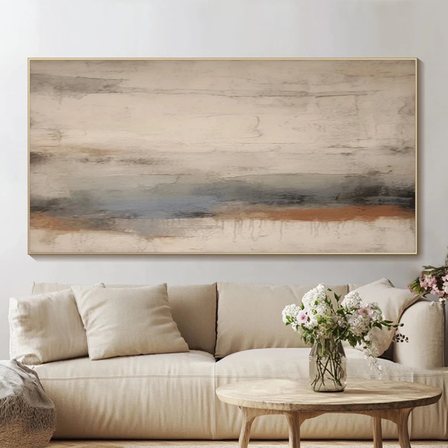 Abstract Tranquility Wall Art Print #WS299 - Modern Home Decor for Living Room, Bedroom & Office