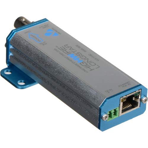 Longstar Long-Range PoE Coaxial Cable with Base Unit - High-Speed Internet & CCTV Security System Connection for Home & Office Use