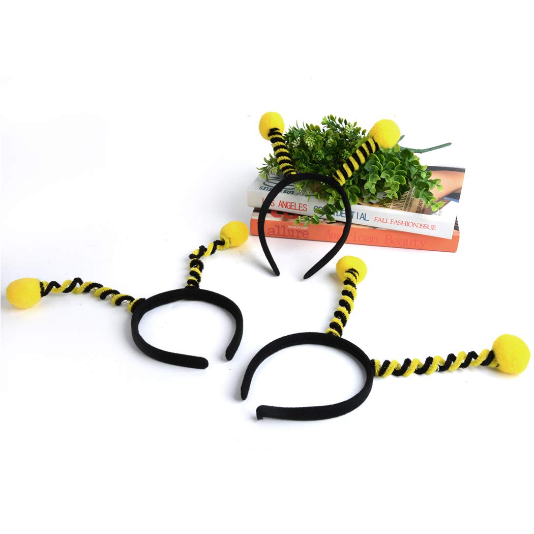 Fascigirl 15PCS Bee Antenna Headbands - Cute Kids Costume Hair Accessories for Dress Up, Birthday Parties & Children's Day Celebrations