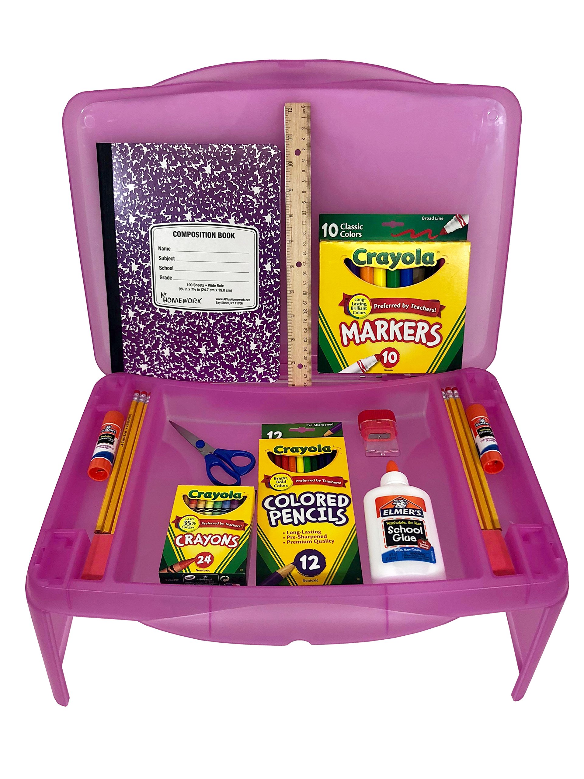 Pink Lap Desk for Laptop & Writing - Home & Office Use