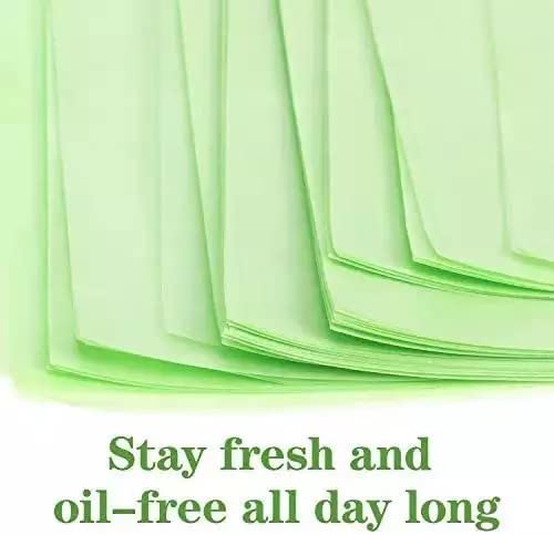 Absorbent Oil Control Face Blotting Sheets - 200 Pack for Oily Skin, Blackhead Removal & Makeup Touch Up | Green Beauty Tools for Men & Women | Perfect for Gym, Travel & Daily Skincare