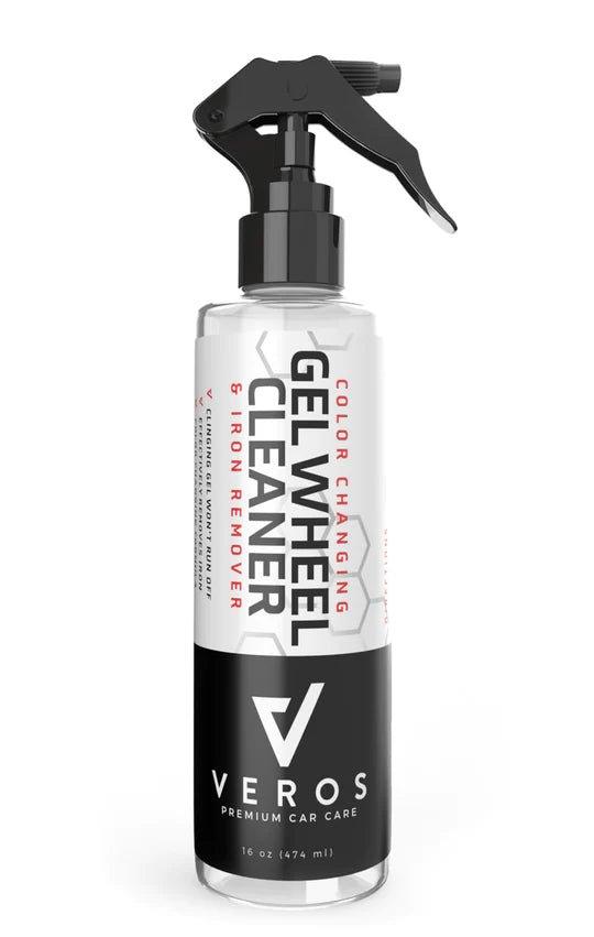VEROS Gel Wheel Cleaner & Iron Remover - Heavy Duty Brake Dust Remover for Car Rims & Tires - Perfect for Car Detailing, Auto Maintenance & DIY Cleaning