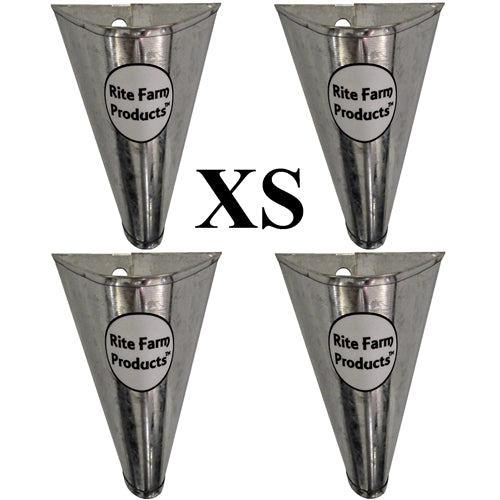 4 Pack Small Quail Killing Cones - Extra Small Restraining Processing Cones for Humane Poultry Slaughter | Perfect for Home Butchering & Farm Use