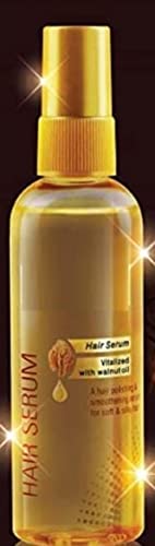 Best Hair Serum with Walnut Oil for Dry & Damaged Hair - Natural Nourishing Treatment for Shine & Growth - Perfect for Daily Use & Salon Styling