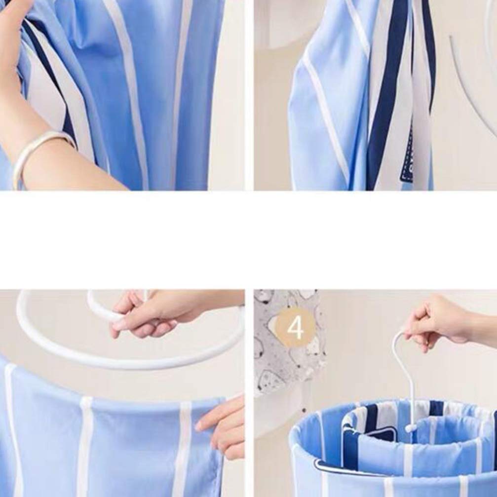 BESPORTBLE Spiral Rotating Laundry Hanging Hook - Heavy Duty Clothes Drying Rack for Bed Sheets, Blankets & Quilts | Indoor Outdoor Drying Hanger for Home, Apartment, RV & Camping | Space Saving Clothes Organizer