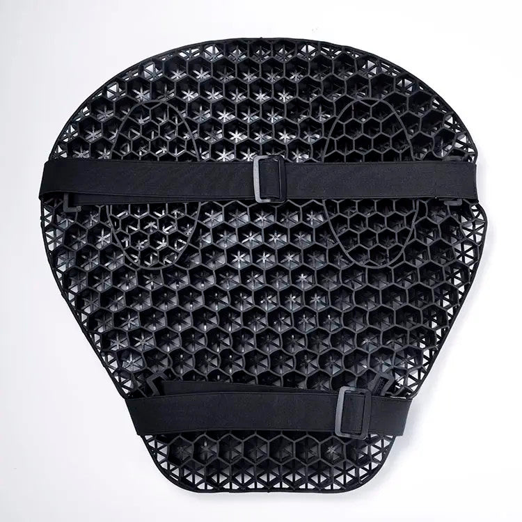 Premium Motorcycle Seat Air Gel Cushion - Comfortable & Shock-Absorbing for Long Rides - Ideal for Harley, Honda, Yamaha & Cruiser Bikes - Perfect for Commuting, Road Trips & Adventure Touring