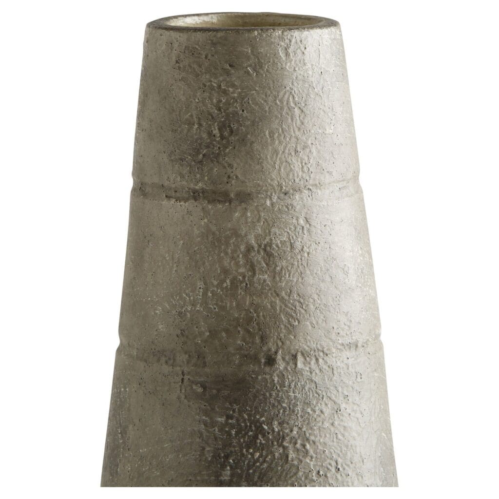Cyan Design 11579 Thera Vase - Large Grey Ceramic Vase for Home Decor, Living Room Centerpiece, Wedding & Event Floral Arrangements