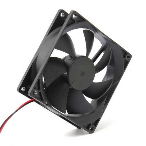 12V 4-Pin PC CPU Cooling Fan 90x90x25mm - Ultra Quiet Computer Case Fan for Desktop, Gaming PC & Workstation Cooling