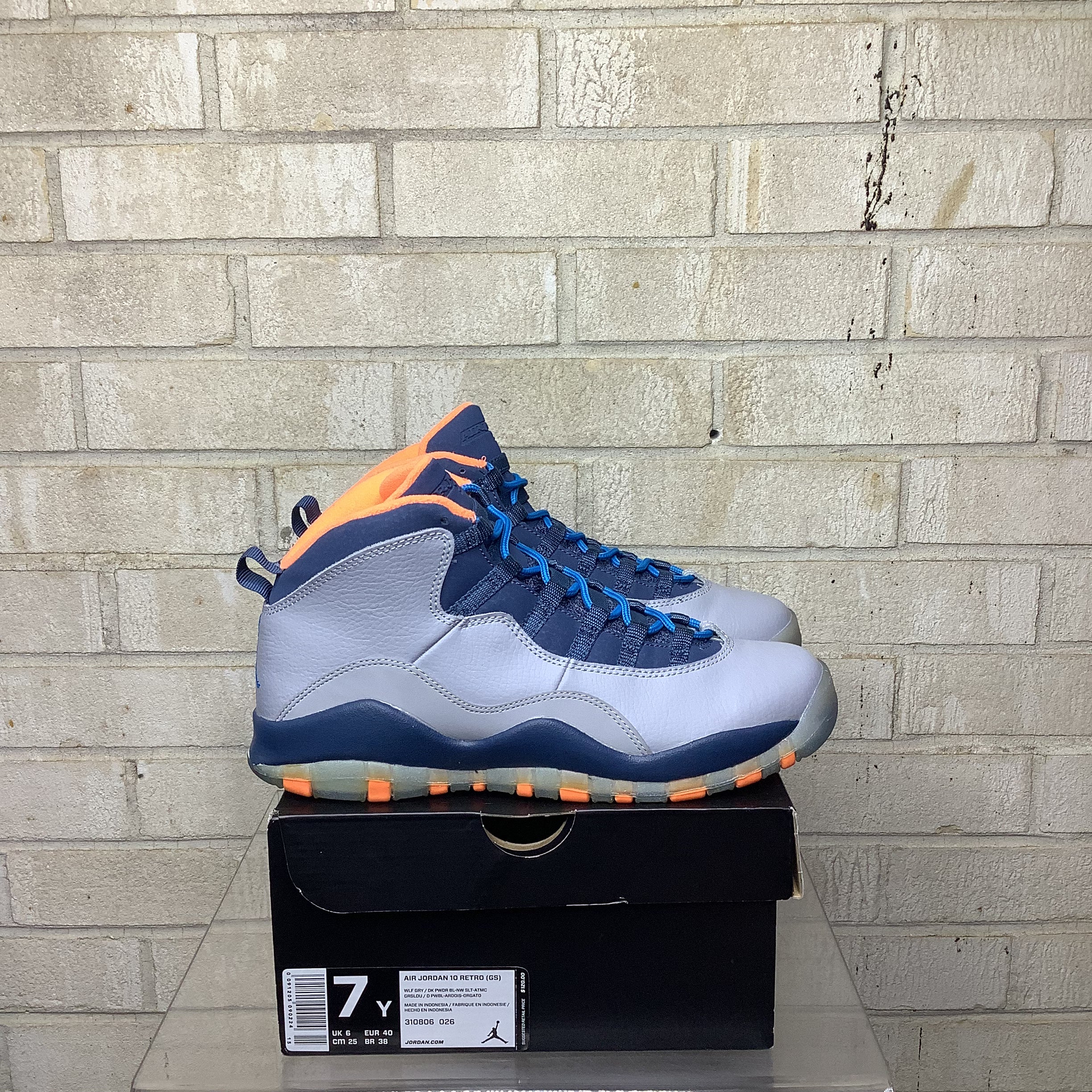 AIR JORDAN 10 BOBCATS Basketball Shoes - Size 7Y (310806-026) - Perfect for Streetwear & Court Performance