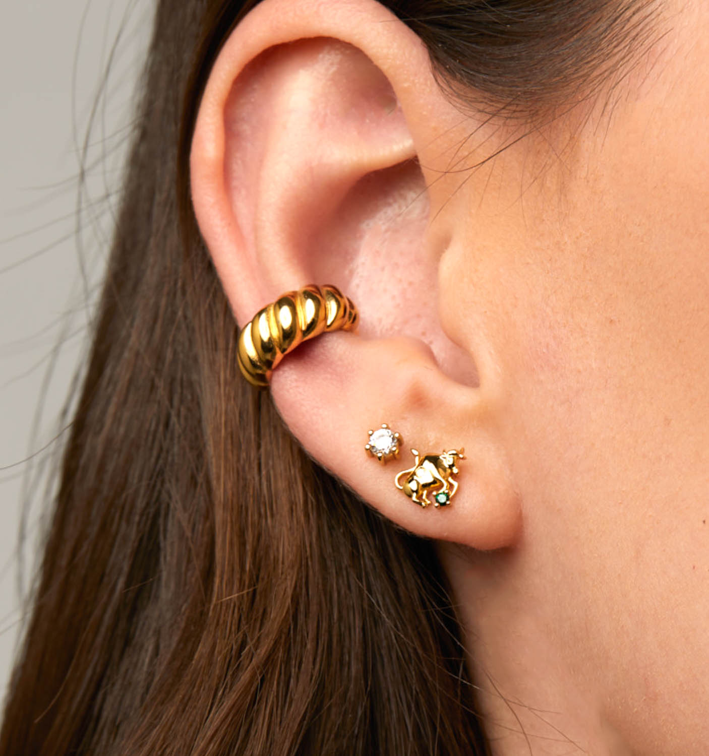 Taurus Zodiac Sign Earrings for Women - Gold & Silver Constellation Star Necklace - Perfect for Birthdays, Gifts & Everyday Wear