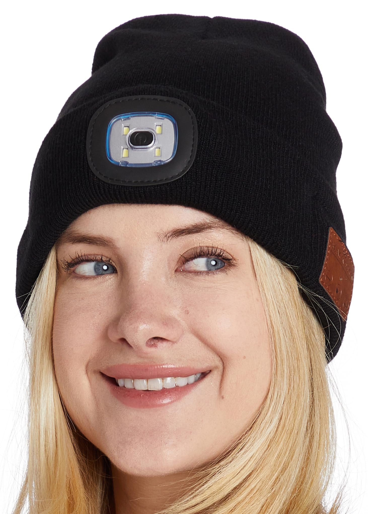 Unisex LED Bluetooth Beanie with Built-in Headphones - Wireless LED Light Up Hat for Running, Skiing & Outdoor Activities | Compatible with All Bluetooth Devices