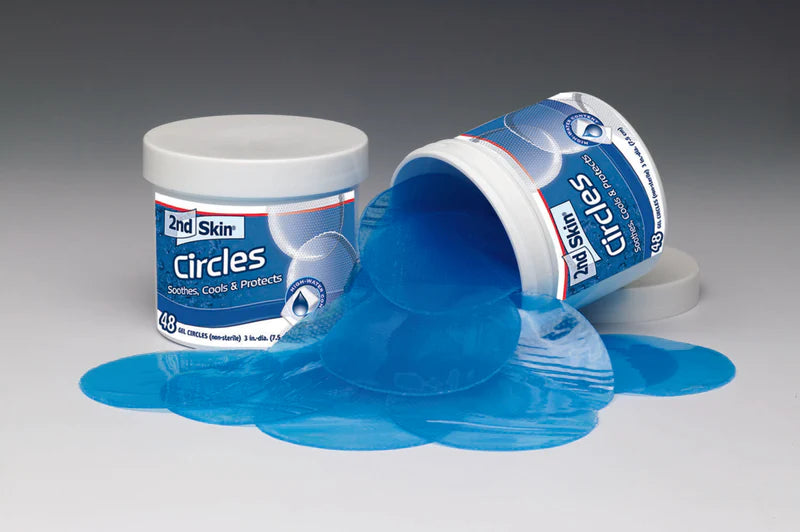 2nd Skin Circles - 48 Pack | Premium Wound Dressing for Blisters & Cuts | First Aid Essential for Hiking, Sports & Daily Protection