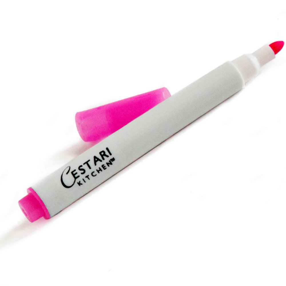 Pink Liquid Chalk Marker - 2mm Fine Tip Erasable Chalkboard Pen for Writing, Drawing & Labeling | Perfect for Restaurants, Cafes, Classrooms & DIY Crafts
