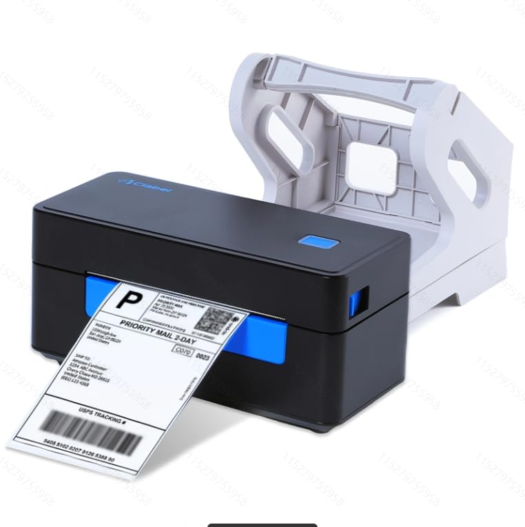 CLABEL CT428S 4x6 Bluetooth Thermal Label Printer for Shipping - Compatible with Amazon, eBay, Etsy, Shopify, FedEx, UPS - Wireless Label Maker for Small Business - Works with Windows & Mac - Perfect for E-commerce Packaging, Warehouse Labeling & Home Office Use
