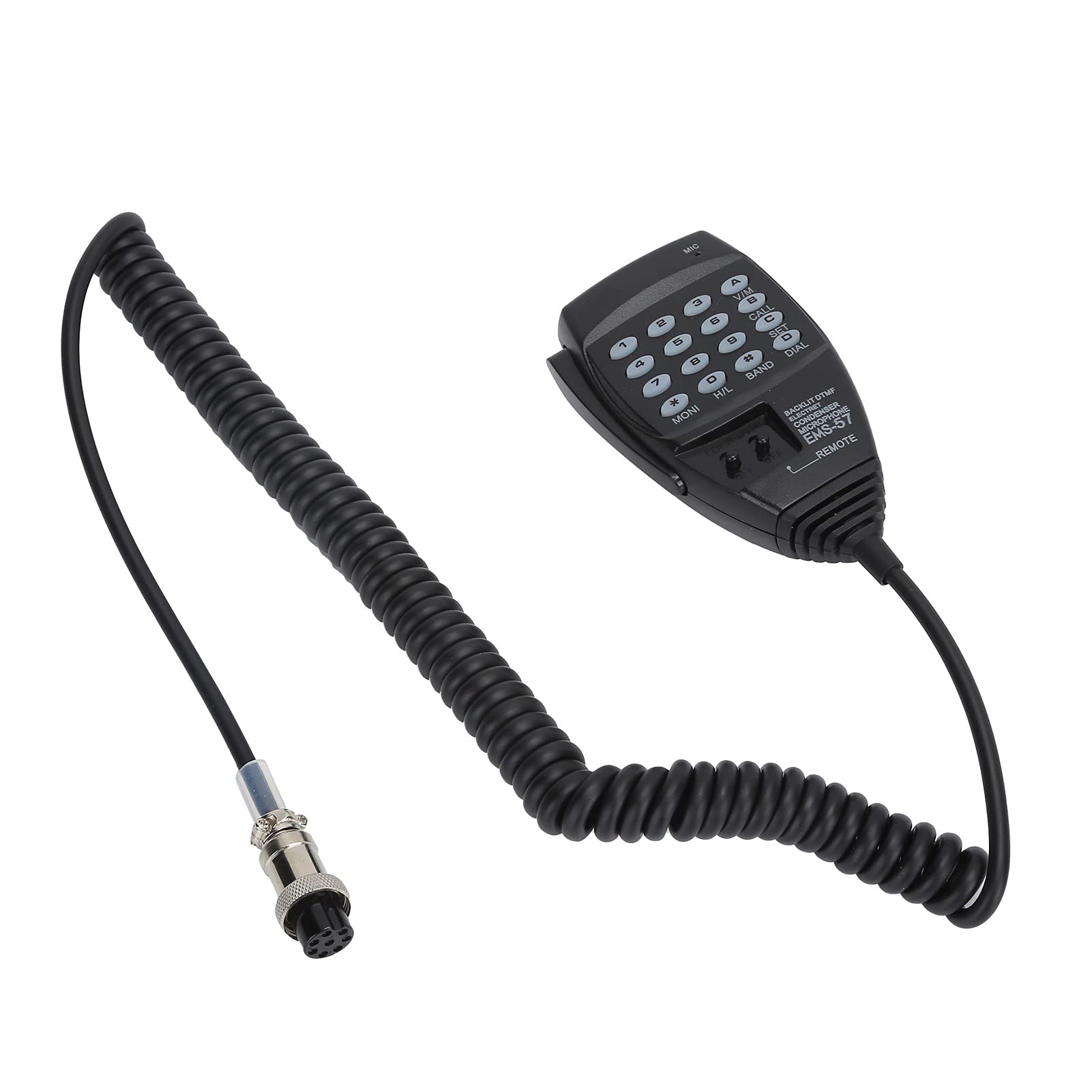 Hilitand Shoulder Mic Speaker - 2 Way Radio Hand Microphone for Alinco DR-620/635/430/435/135 Walkie Talkies - Perfect for Outdoor Adventures, Construction Sites & Emergency Communications