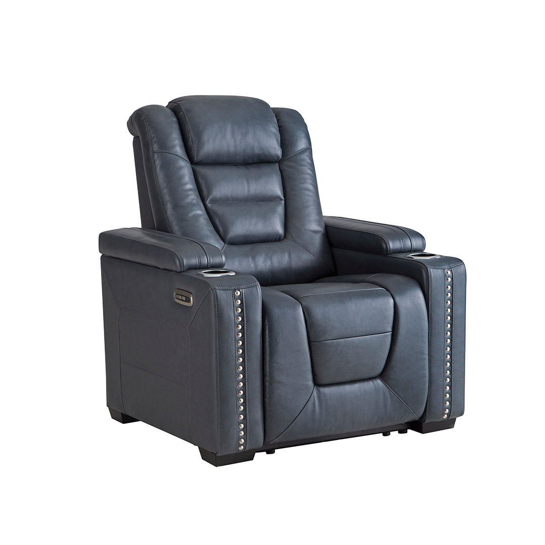 Admiral Zero Gravity Power Recliner Chair - Electric Massage Recliner with Heat & USB Charging - Perfect for Living Room, Home Theater & Office Relaxation