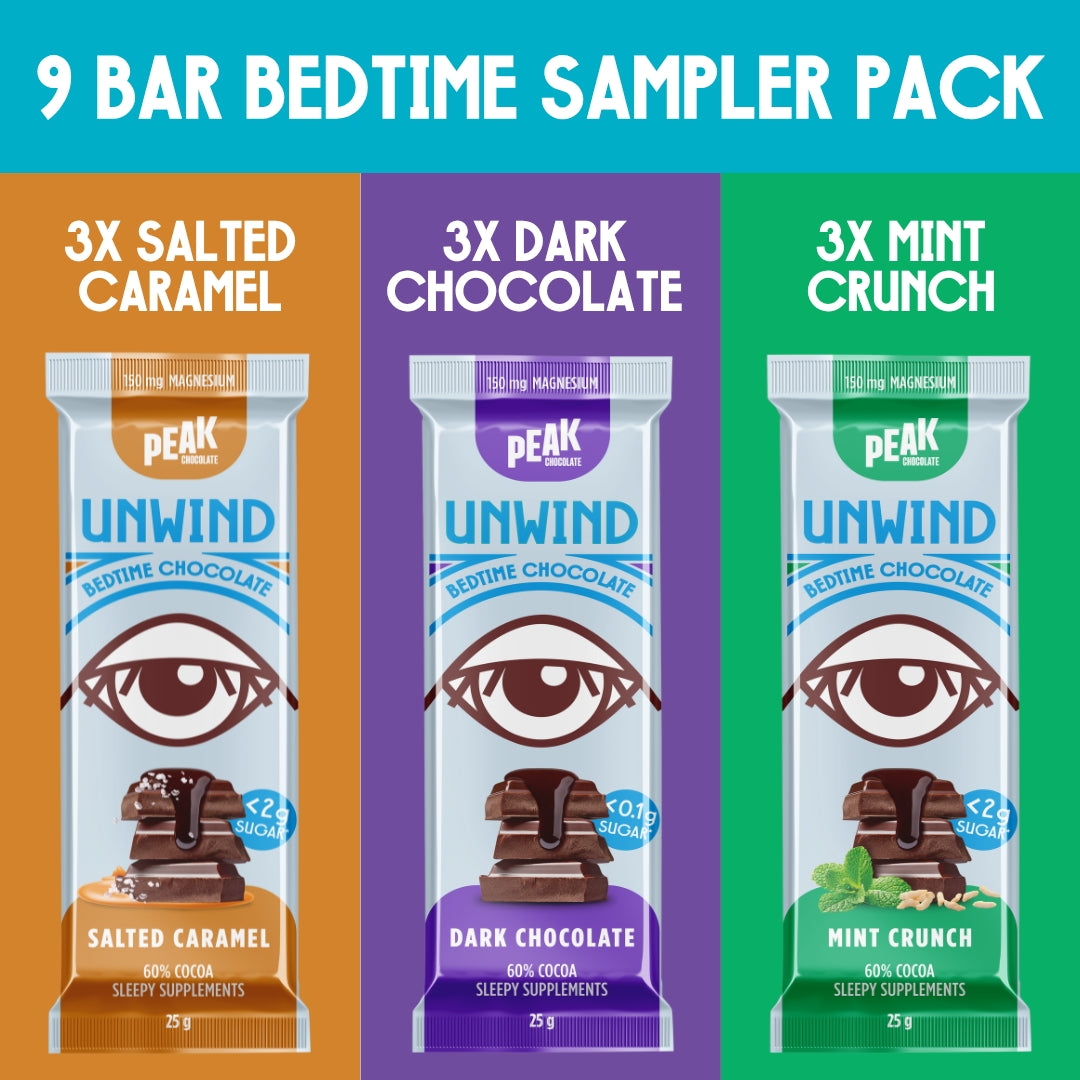 Unwind Sample Pack - 9 Premium Relaxation & Stress Relief Bars | Perfect for Gifts, Self-Care & Spa Nights