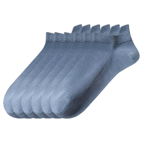 6 Pairs Mid Blue