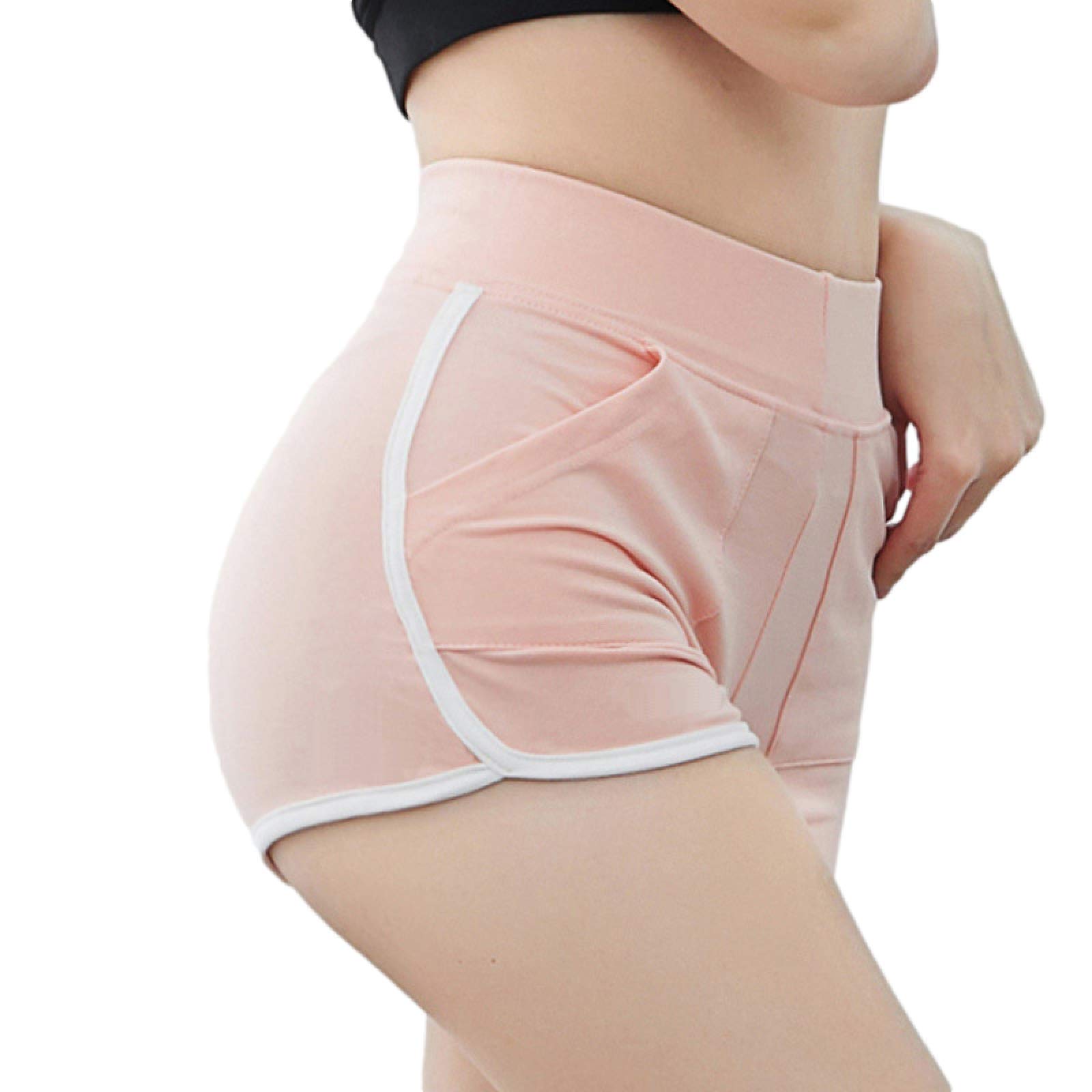 Women's Summer Casual Cotton Beach Hotpants - High Waisted Skinny Shorts for Women, Solid Color Classic Style | Perfect for Vacation, Pool Party, and Outdoor Activities