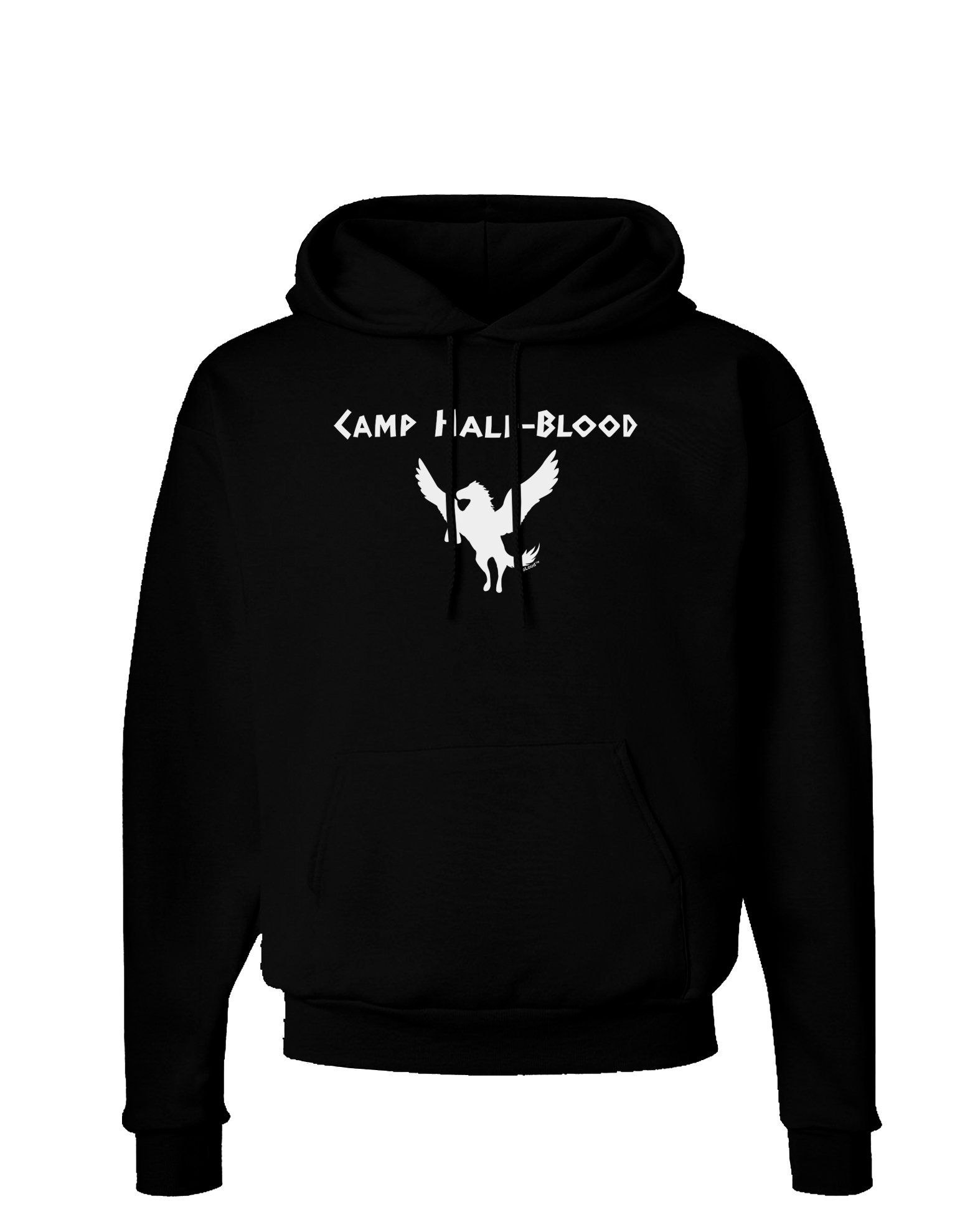 Pegasus Camp Hoodie - Dark Pullover with Pockets for Outdoor Adventures