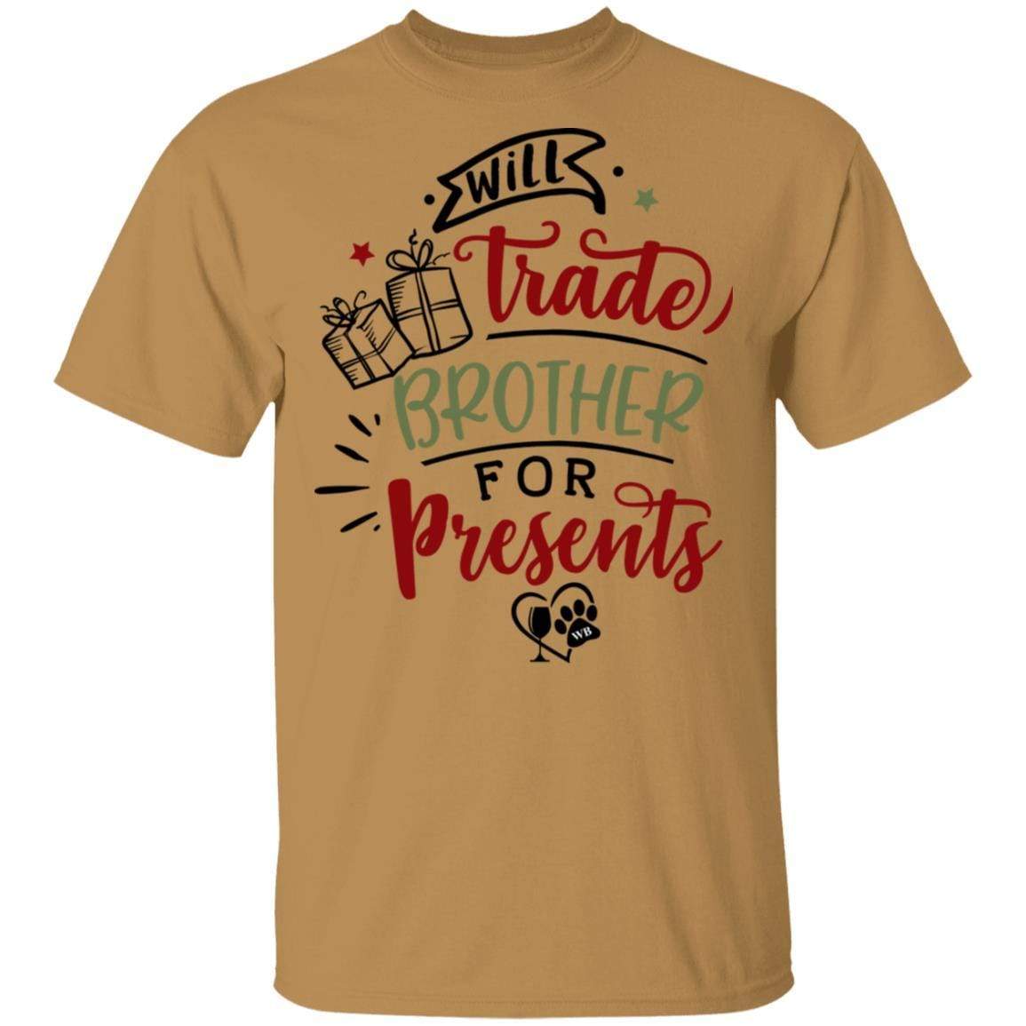 WineyBitches.Co Funny Sibling Gift T-Shirt - 5.3 oz Cotton Tee - Perfect for Christmas, Birthday & Family Reunion Gifts